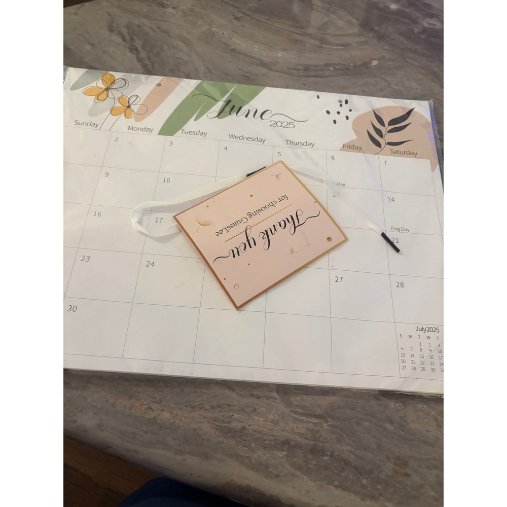 2025 thru End of 2026 Wall/Desk Calendar